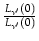 $ {\frac{L_{\nu '}(0)}{L_{\nu '}(0)}}$