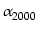 $ \alpha_{2000}^{}$